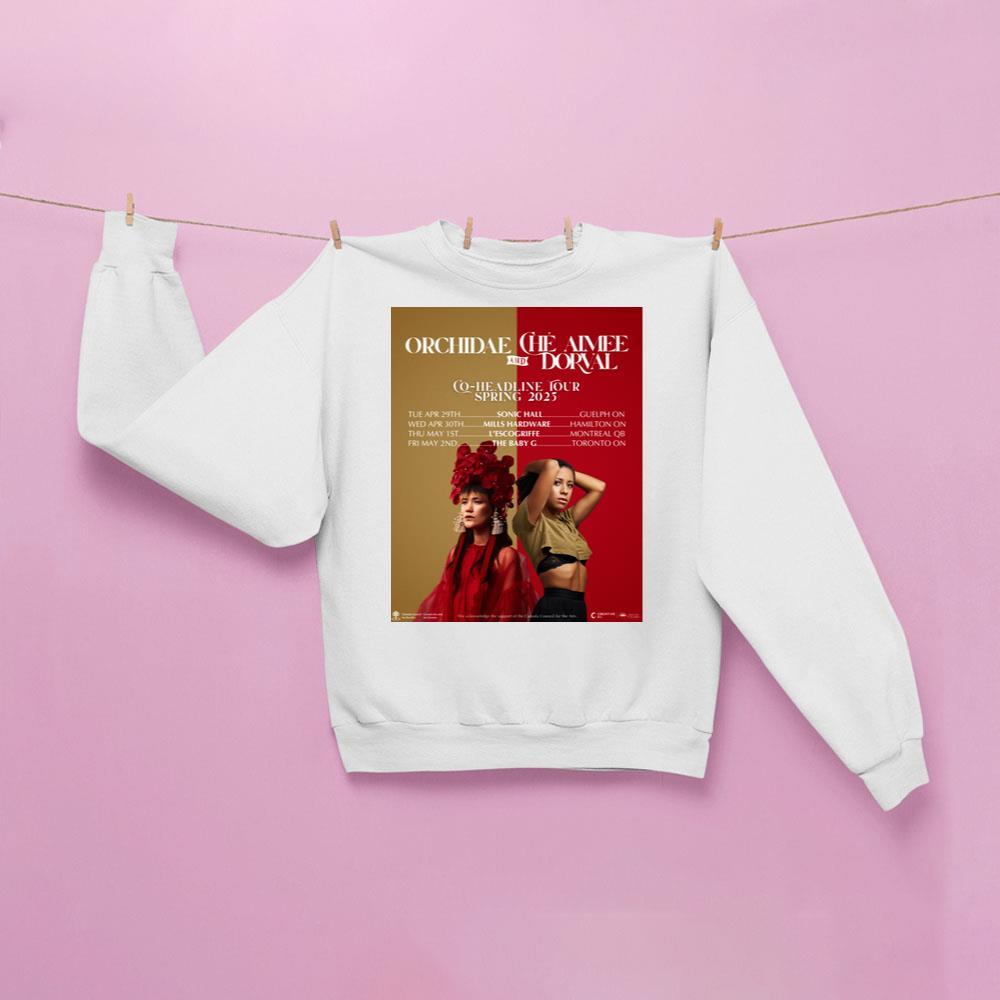 Orchidae And The Aimee Dorval Co Headline Tour Spring 2025 Vuitino Shirt