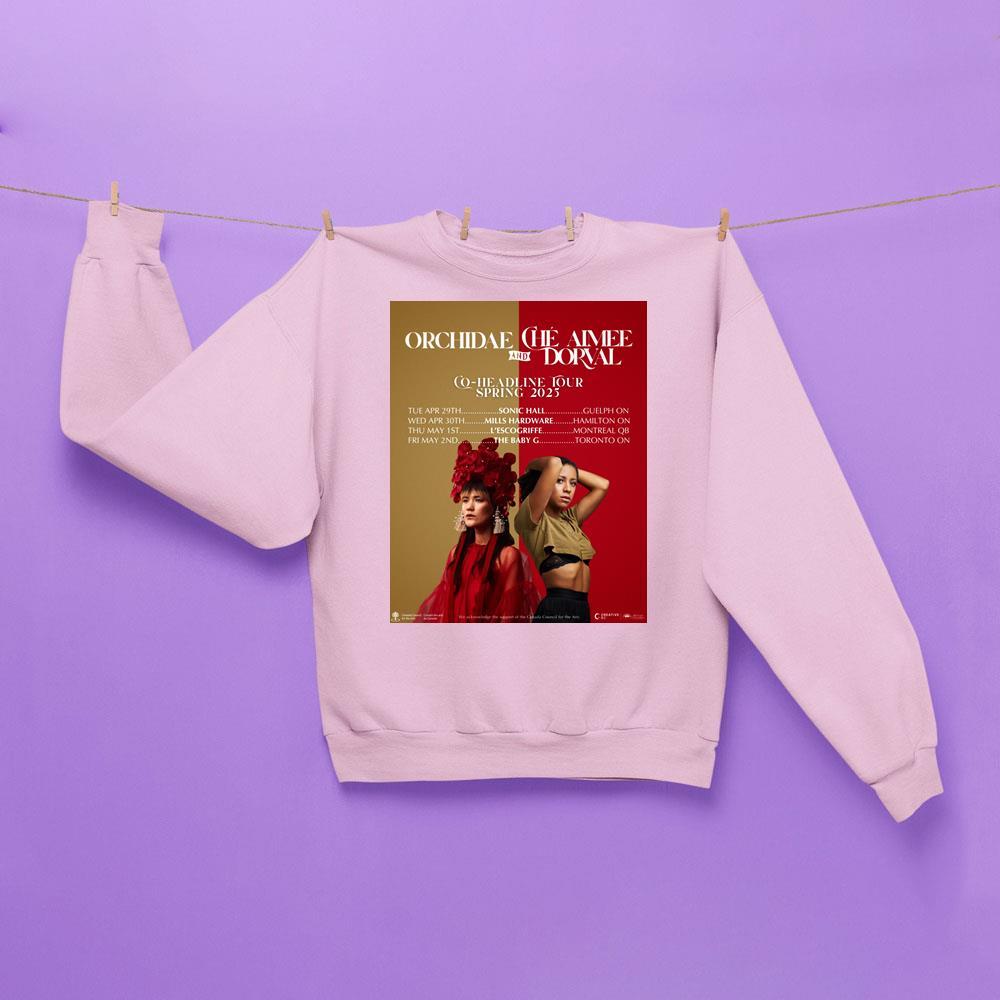 Orchidae And The Aimee Dorval Co Headline Tour Spring 2025 Vuitino Shirt