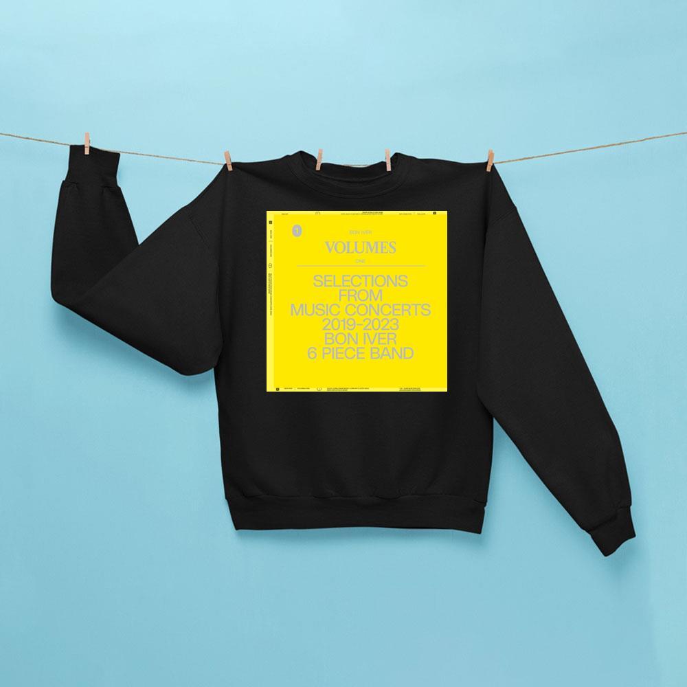 Bon Iver Volumes One Selections From Music Concerts 2019 2023 Bon Iver 6 Piece Band Shirt Bon Iver Volumes One Selections From Music Concerts 2019 2023 Bon Iver 6 Piece Band Shirt