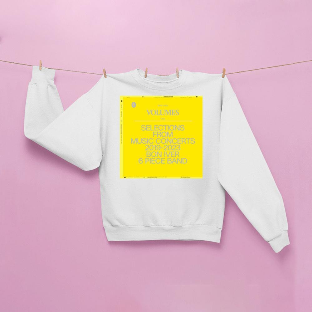 Bon Iver Volumes One Selections From Music Concerts 2019 2023 Bon Iver 6 Piece Band Shirt Bon Iver Volumes One Selections From Music Concerts 2019 2023 Bon Iver 6 Piece Band Shirt