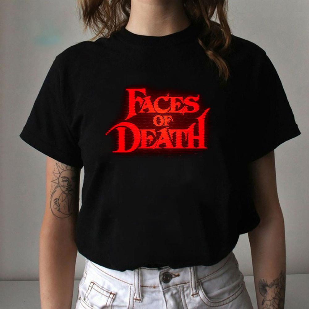 Faces Of Death 2026 Movie Logo Shirt Faces Of Death 2026 Movie Logo Shirt