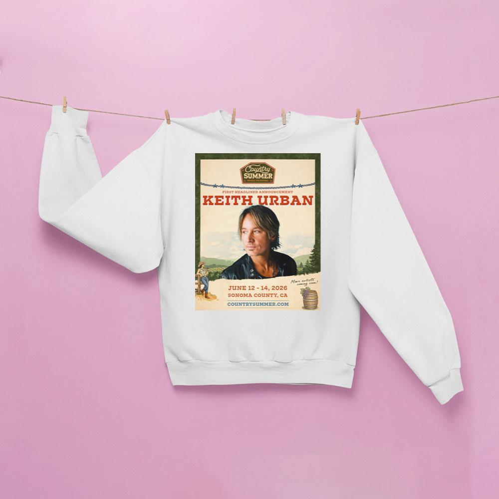 Keith Urban Country Summer Music Festival 2026 Shirt Keith Urban Country Summer Music Festival 2026 Shirt