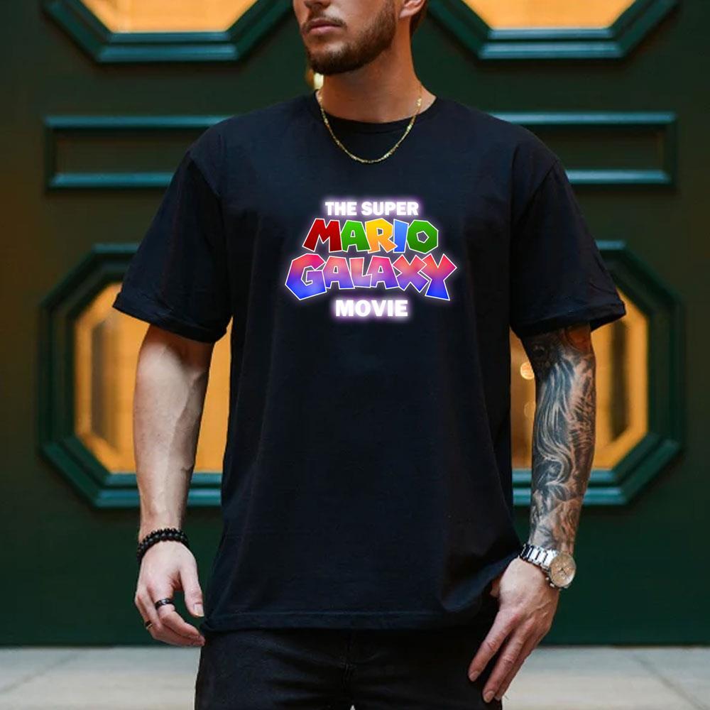 The Super Mario Galaxy Movie 2026 Logo 2 Shirt The Super Mario Galaxy Movie 2026 Logo 2 Shirt