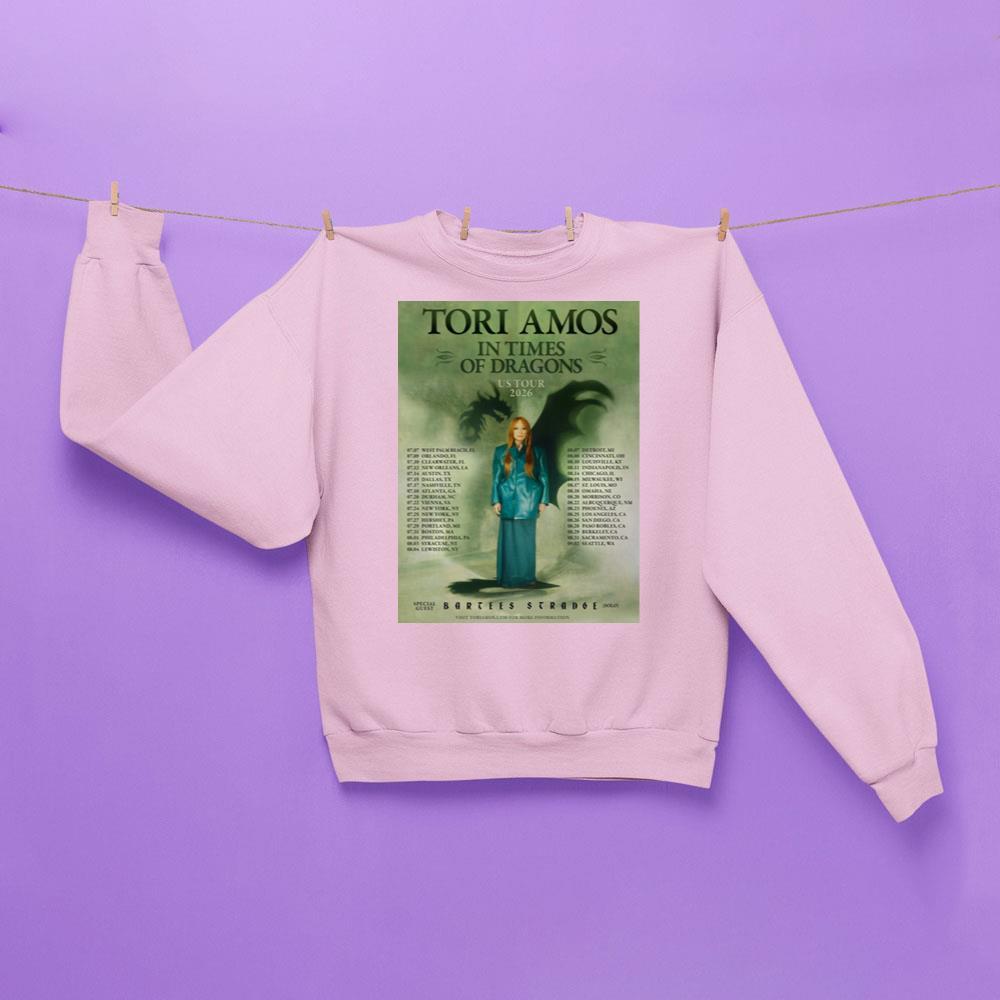 Tori Amos In Times Of Dragons Tour 2026 Shirt Tori Amos In Times Of Dragons Tour 2026 Shirt