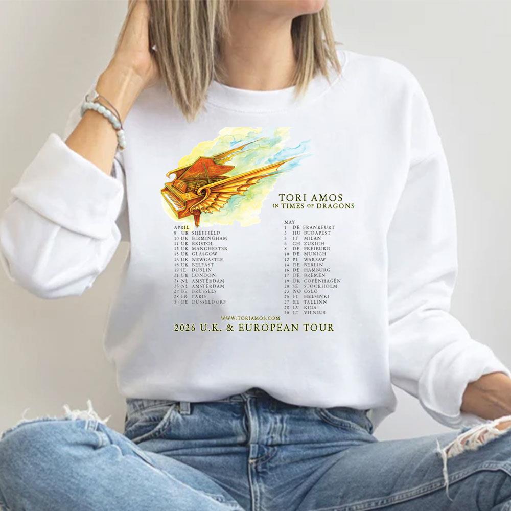 Tori Amos In Times Of Dragons Us Uk Tour 2026 Apparel Tori Amos In Times Of Dragons Us Uk Tour 2026 Apparel