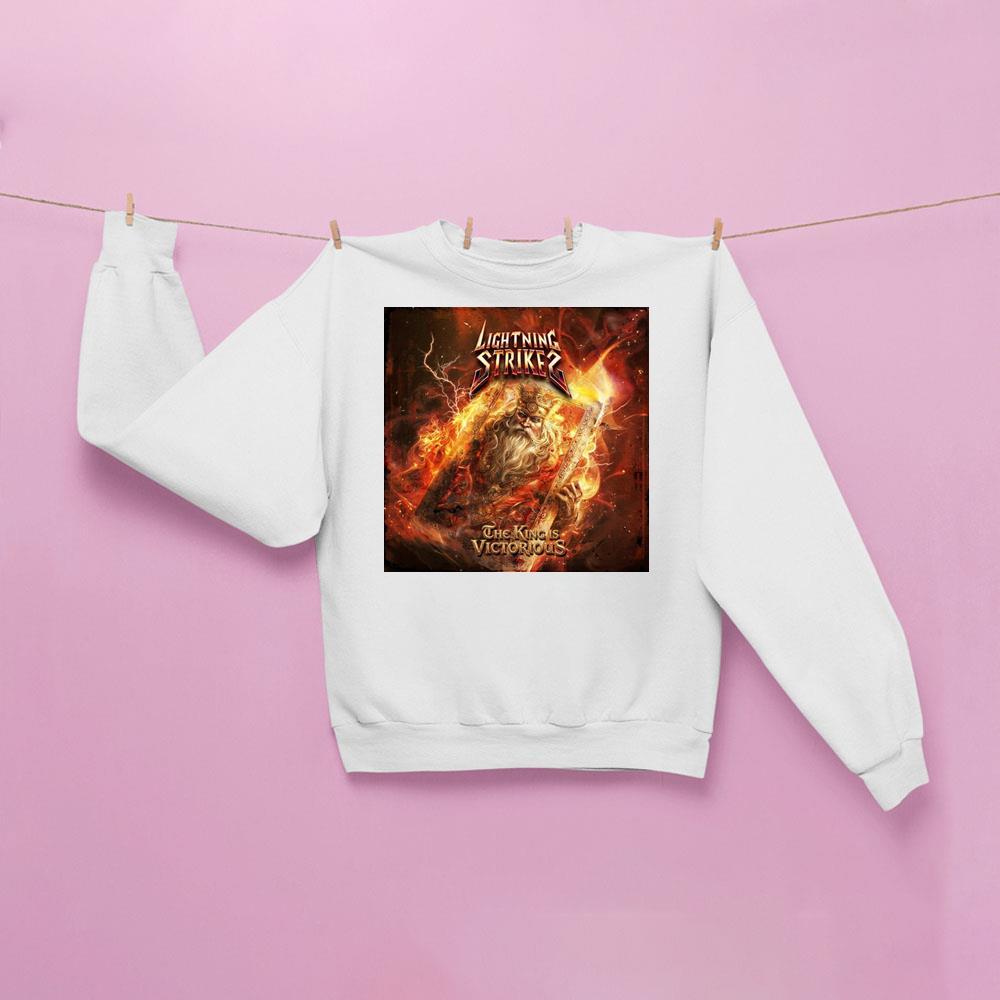 Lightning Strikes The King Is Victorious Merch Lightning Strikes The King Is Victorious Merch