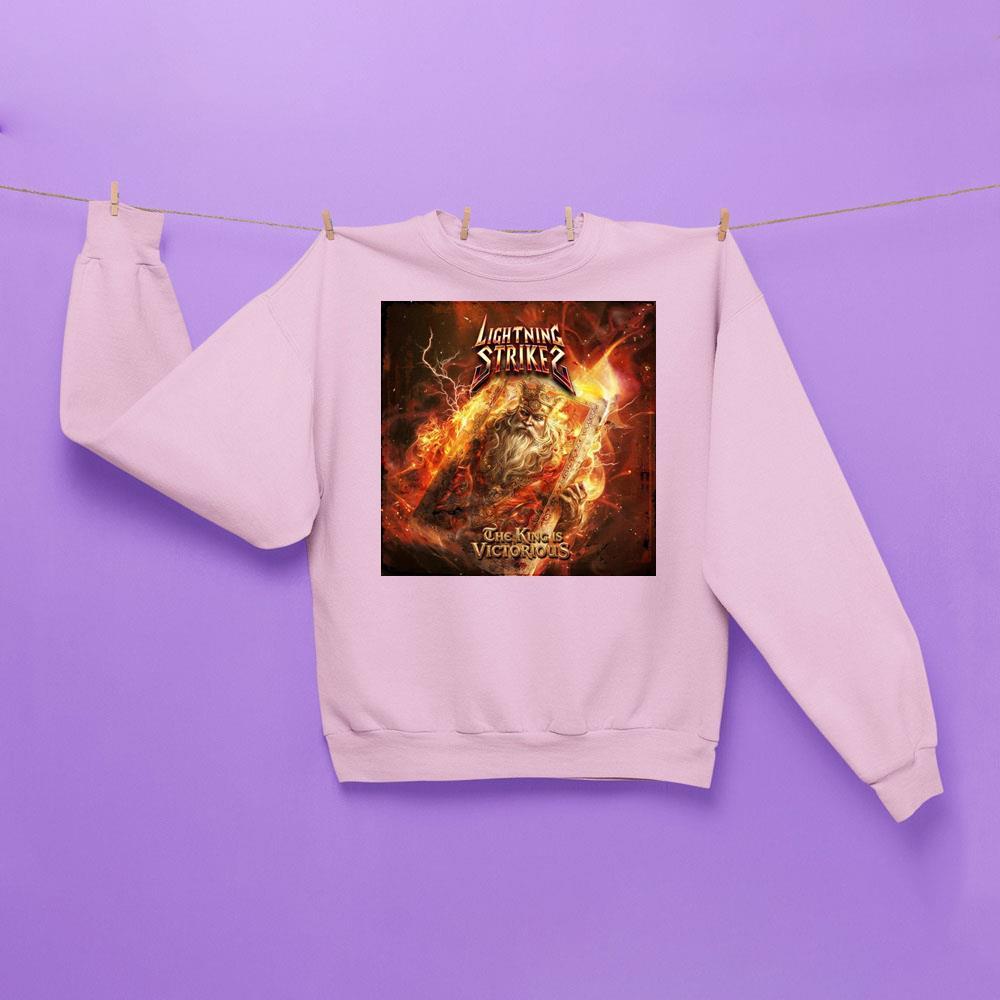 Lightning Strikes The King Is Victorious Merch Lightning Strikes The King Is Victorious Merch