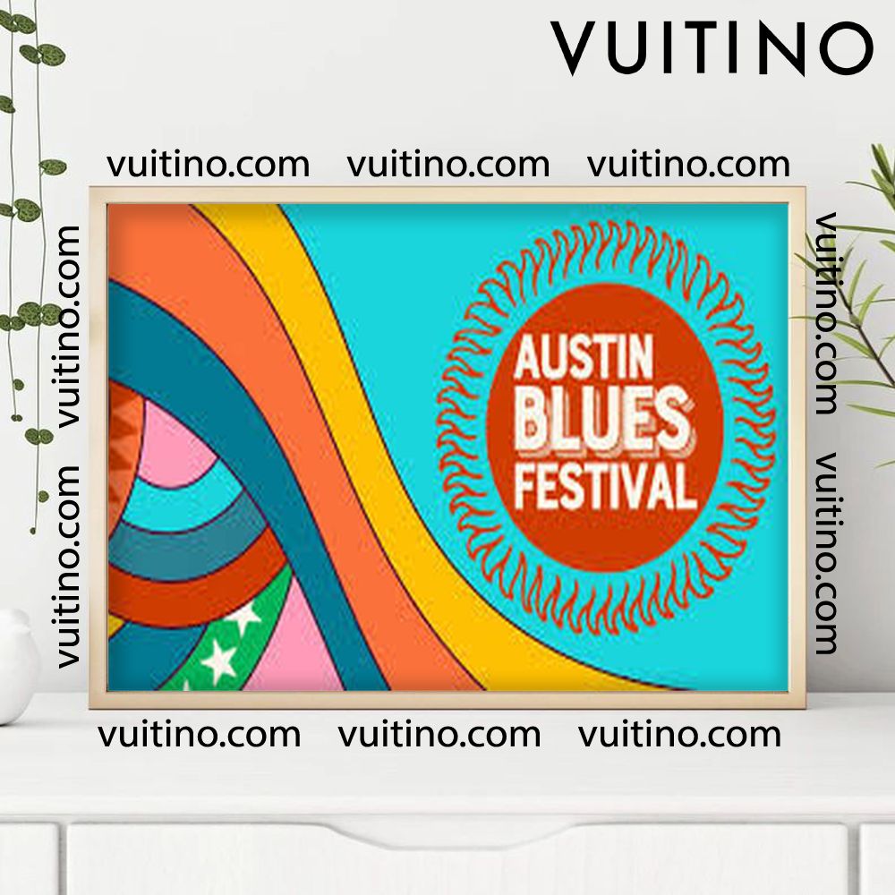 Austin Blues Festival 2026 1 Horizontal Poster No Frame Austin Blues Festival 2026 1 Horizontal Poster No Frame