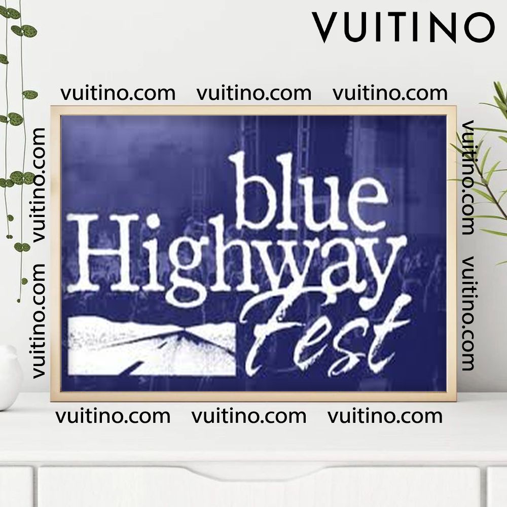 Blue Highway Fest 2025 2 Horizontal Poster No Frame Blue Highway Fest 2025 2 Horizontal Poster No Frame
