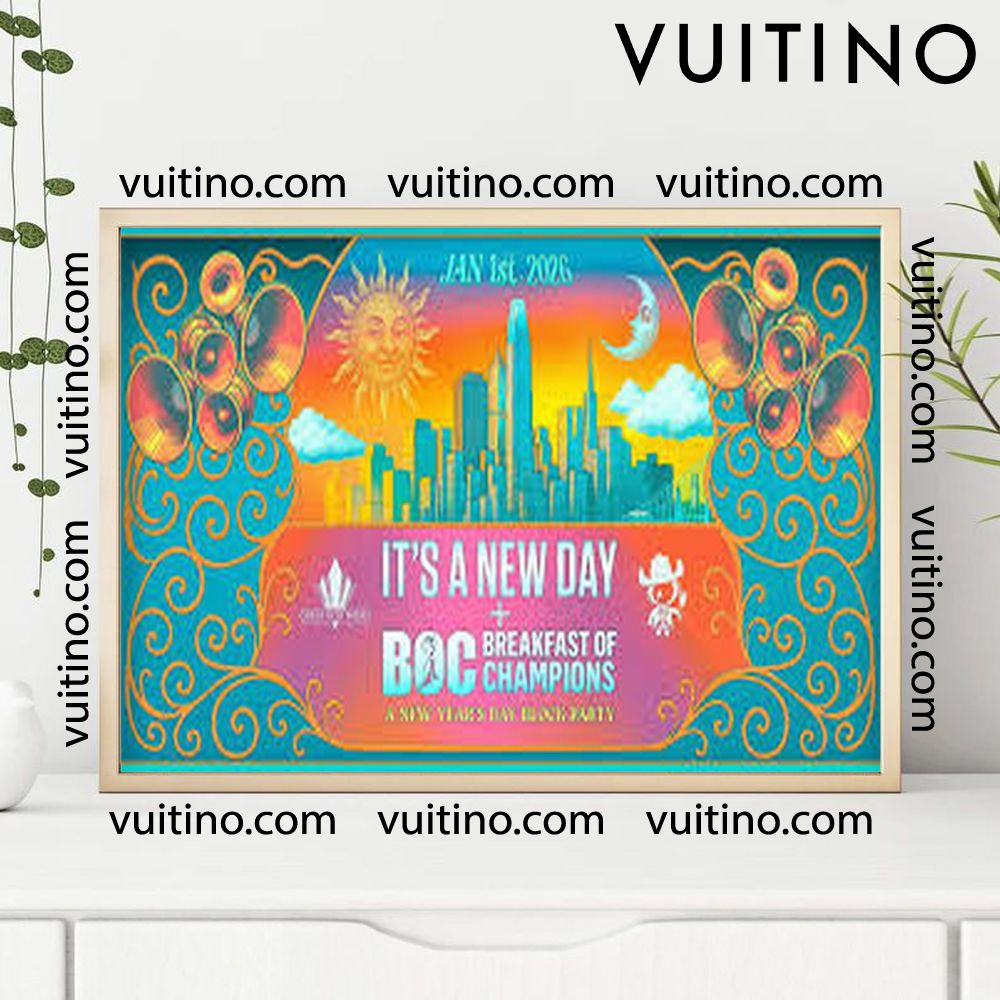 Breakfast Of Chions Block Party 2026 1 Horizontal Poster No Frame Breakfast Of Chions Block Party 2026 1 Horizontal Poster No Frame