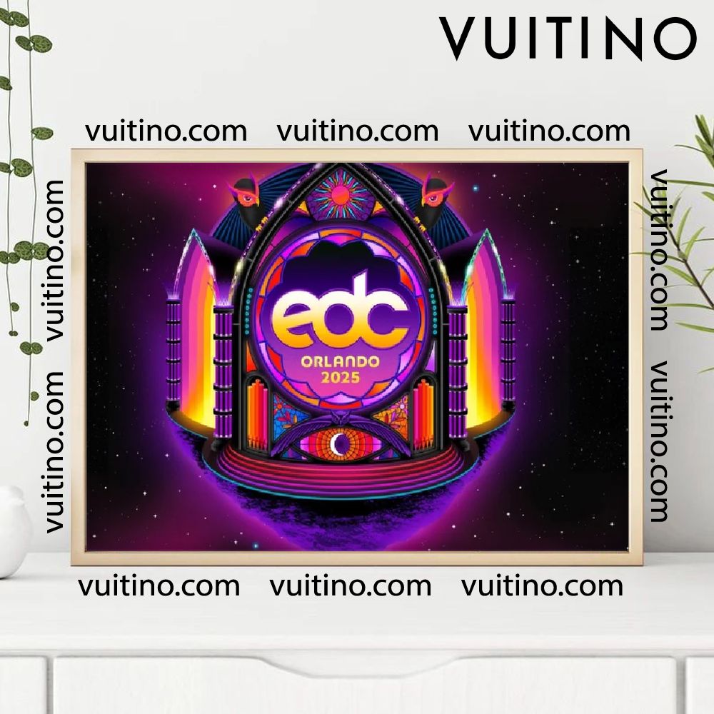 Edc Orlando 2025 2 Horizontal Poster No Frame Edc Orlando 2025 2 Horizontal Poster No Frame