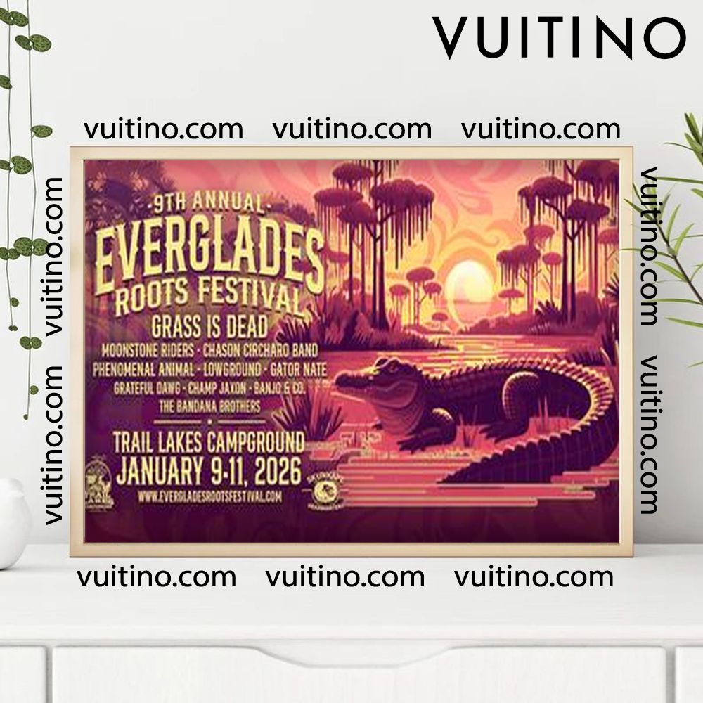 Everglades Roots Festival 2026 1 Horizontal Poster No Frame Everglades Roots Festival 2026 1 Horizontal Poster No Frame