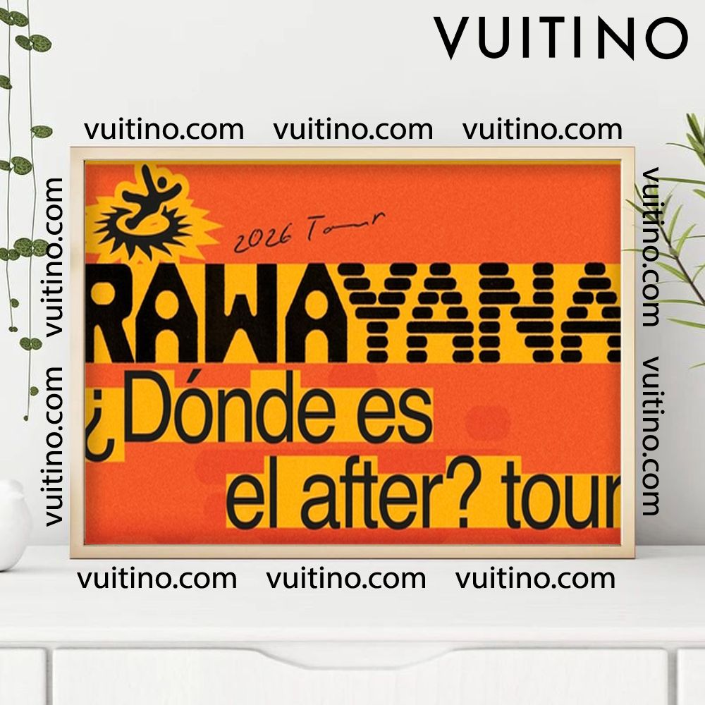 Rawayana Donde Es El After Tour Horizontal Poster No Frame Rawayana Donde Es El After Tour Horizontal Poster No Frame