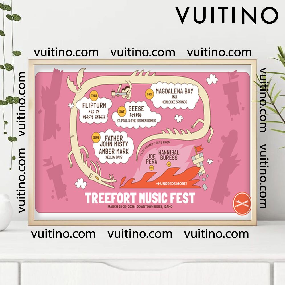 Treefort Music Festival 2026 2 No Frame Horizontal Poster Treefort Music Festival 2026 2 No Frame Horizontal Poster