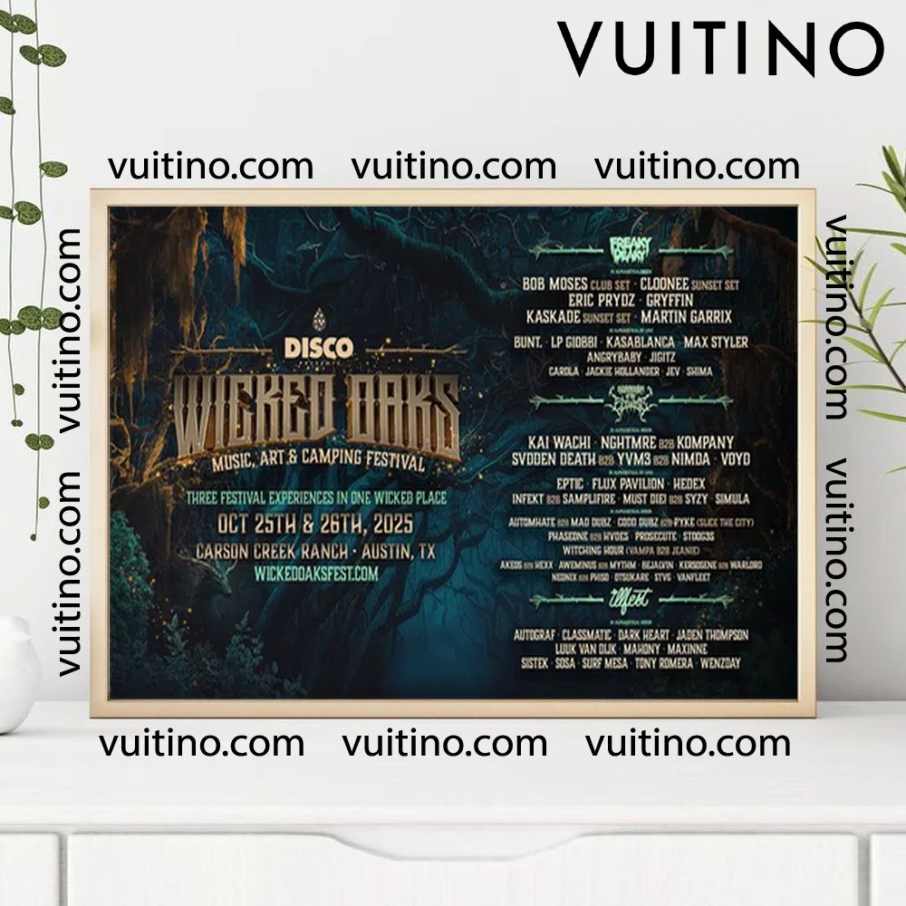 Wicked Oaks Festival 2025 2 Horizontal Poster No Frame Wicked Oaks Festival 2025 2 Horizontal Poster No Frame