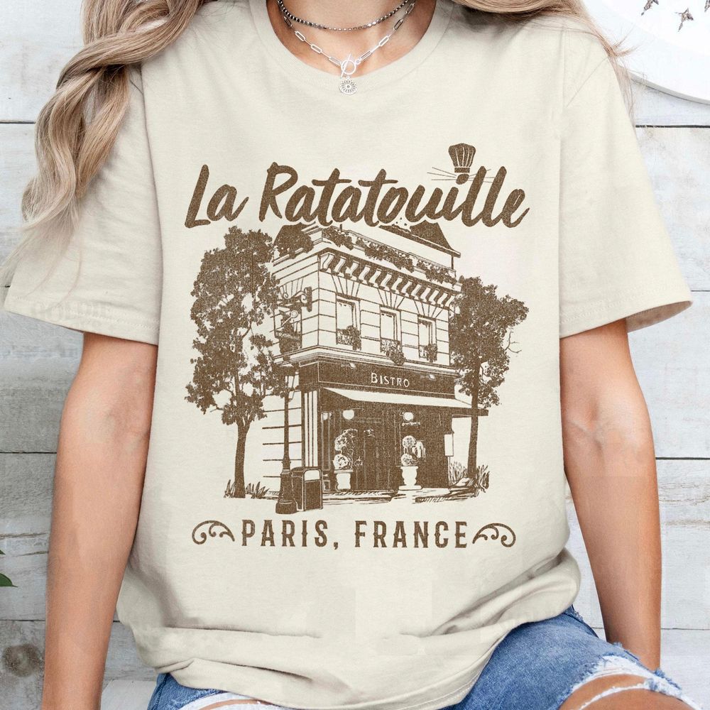 Disney Pixar Ratatouille Paris France Vintage Restaurant Vuitino Merch