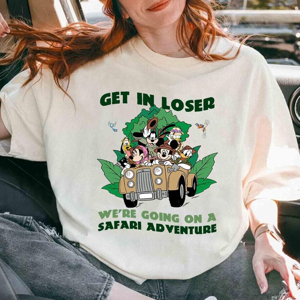 Mickey And Friends Get In Loser Were Going On A Safari Adventure 2 Vuitino Merch