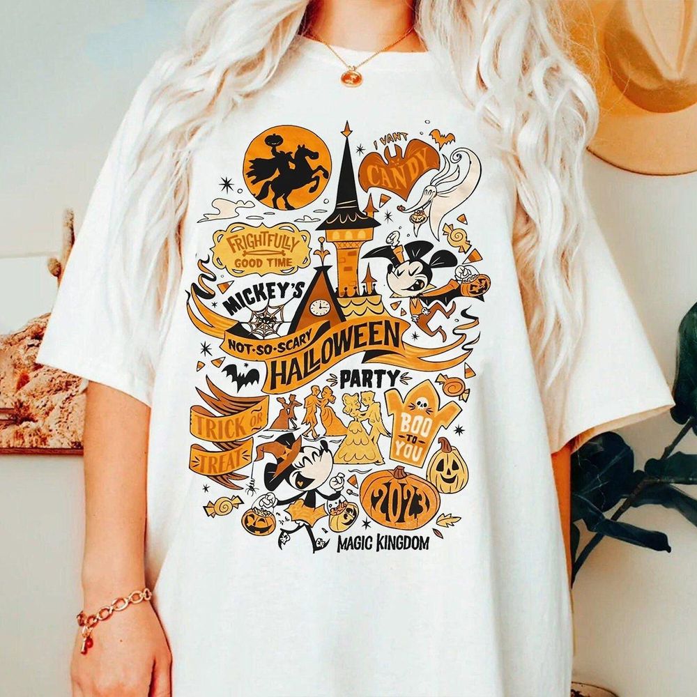 Retro Disney Spooky Season Vuitino Apparel