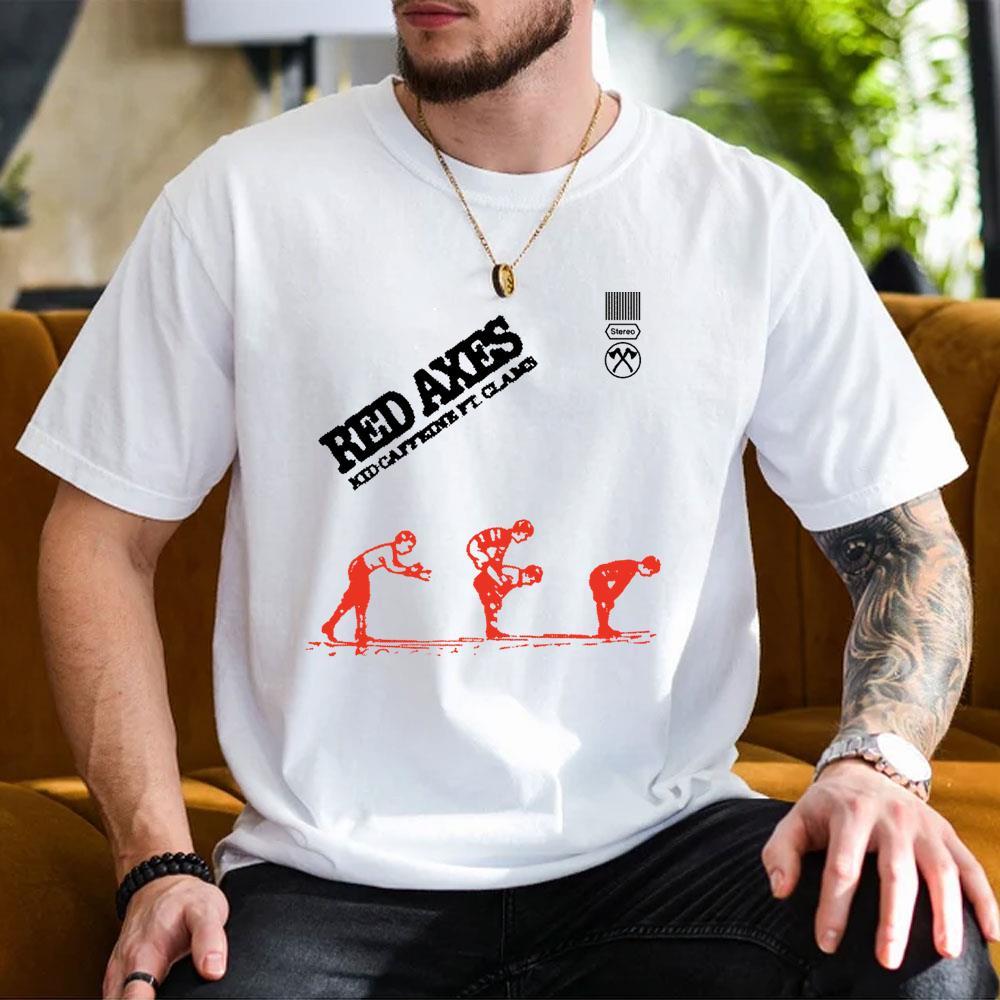 Art Red Axes Kid Cafe Shirt