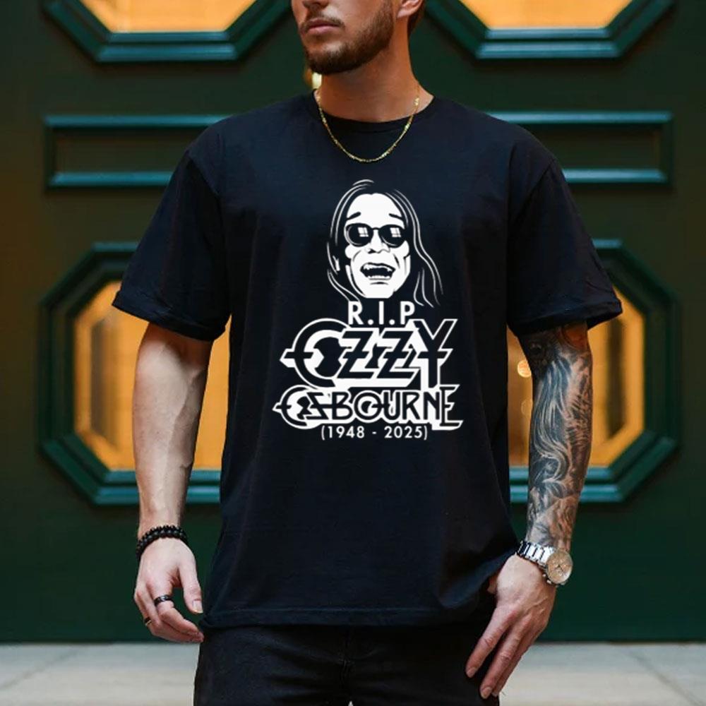 Ozzy Osbourne Rip 1948 2025 Ver 4 Apparel