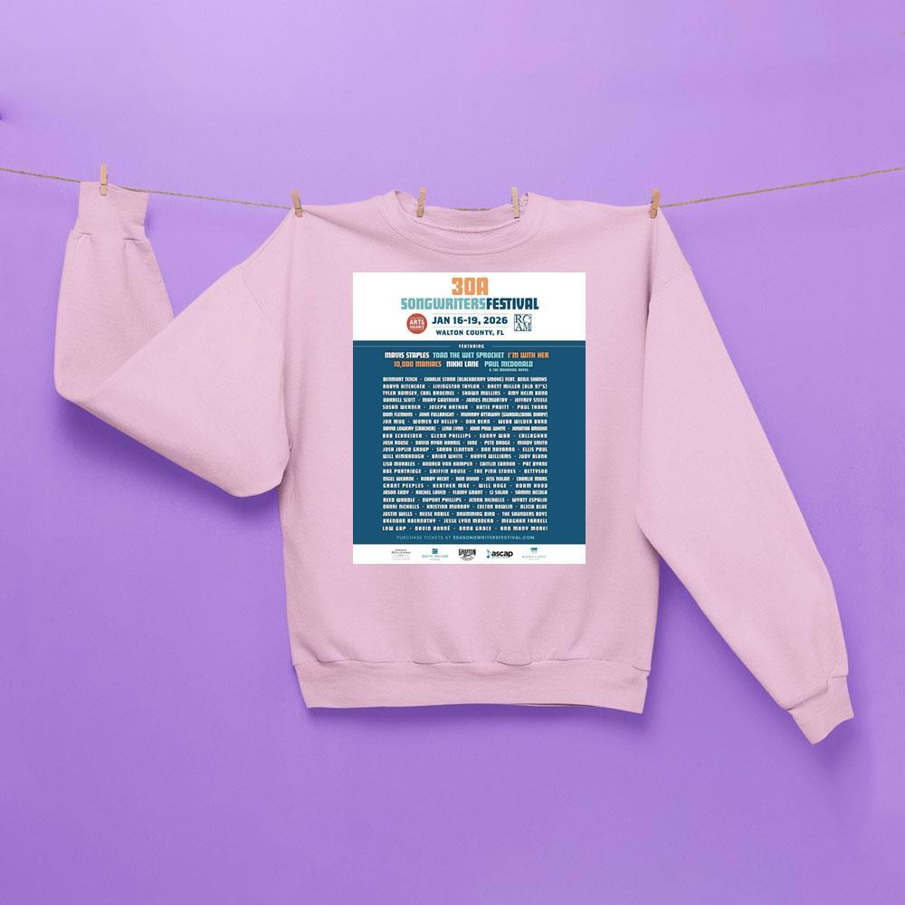 30a Songwriters Festival 2026 Apparel 30a Songwriters Festival 2026 Apparel