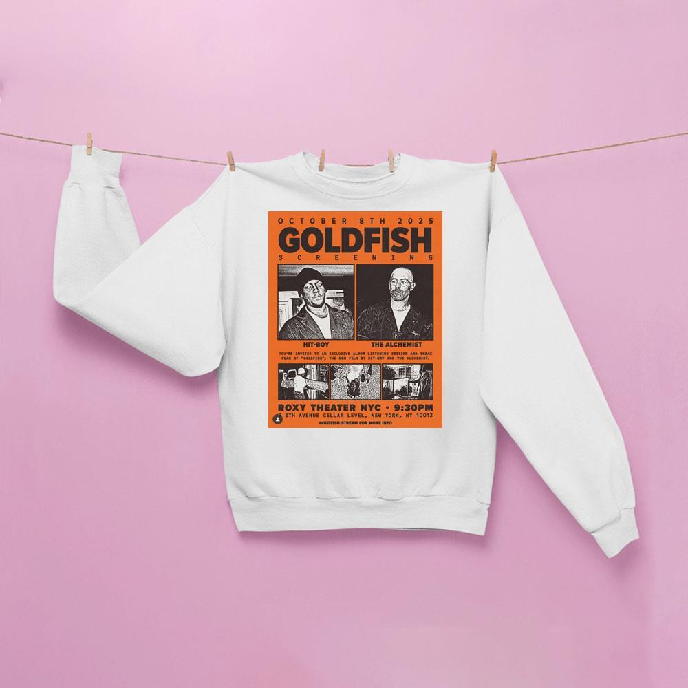 The Alchemist And Hitboy Goldfish 2025 1 Shirt The Alchemist And Hitboy Goldfish 2025 1 Shirt