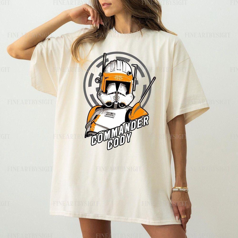 Commander Cody Bust Logo Graphic Star Wars Vuitino Merch