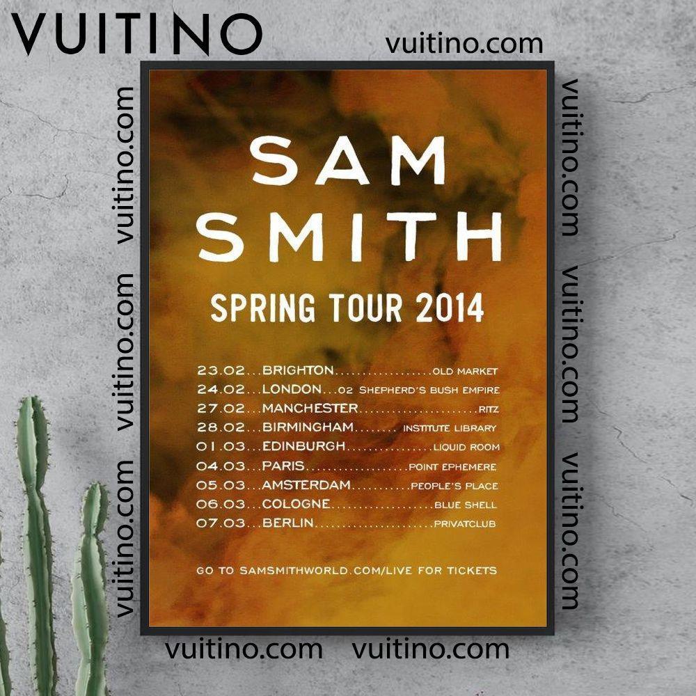 Sam Smith Uk Spring Uk Tour 2014 Poster (No Frame)