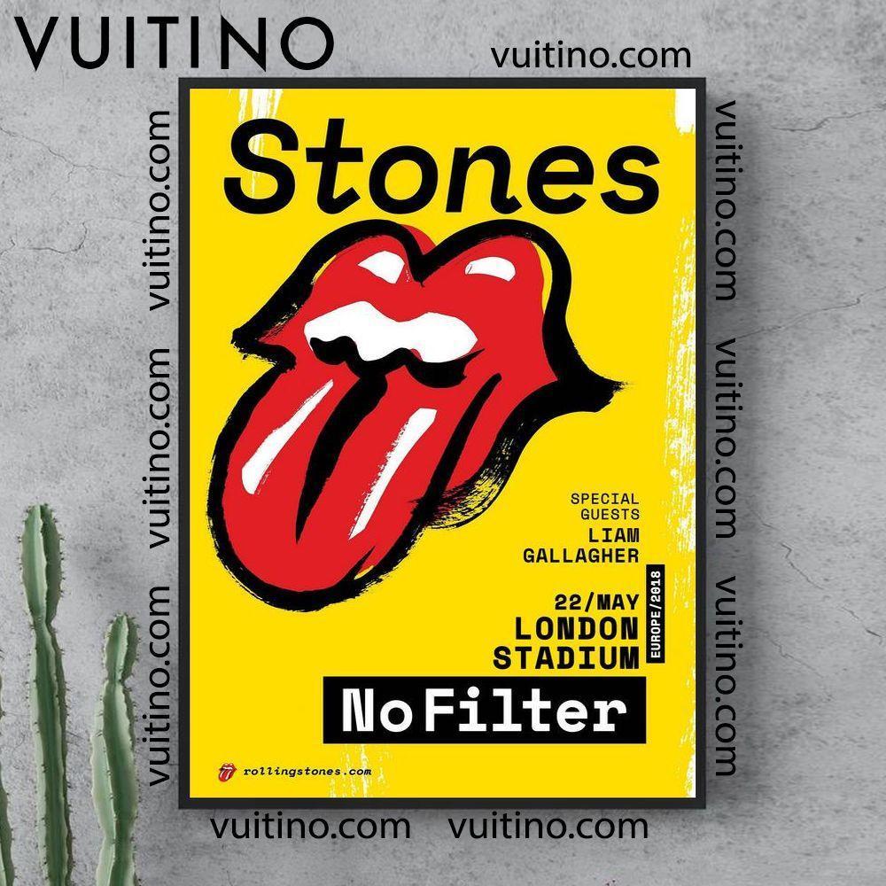 Rolling Stones No Filter 2018 Tour London Stadium May 22 No Frame Vertical Poster