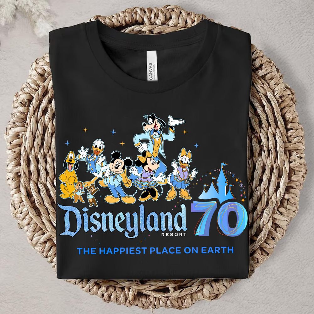 Disneyland 70th Anniversary Vuitino Shirt