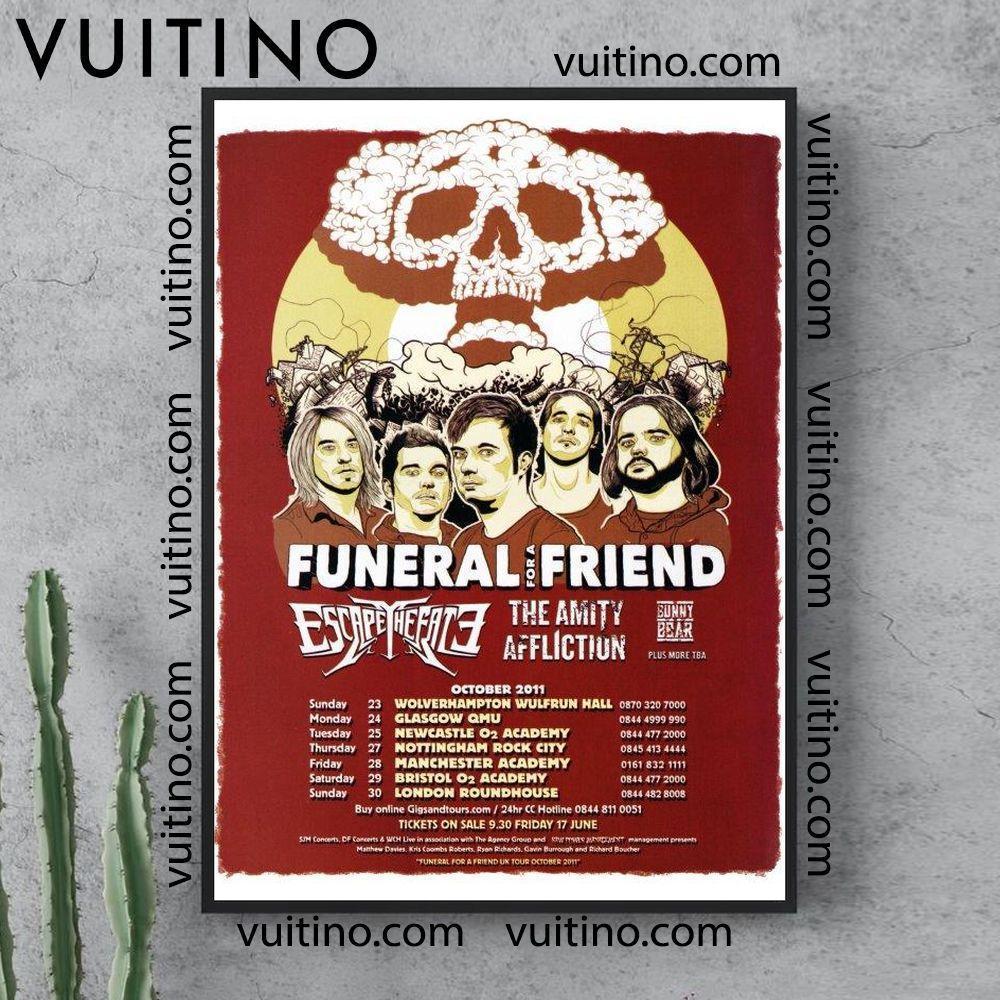 Funeral For A Friendwelcome Home Armageddon 2011 Uk Tour No Frame Vertical Poster