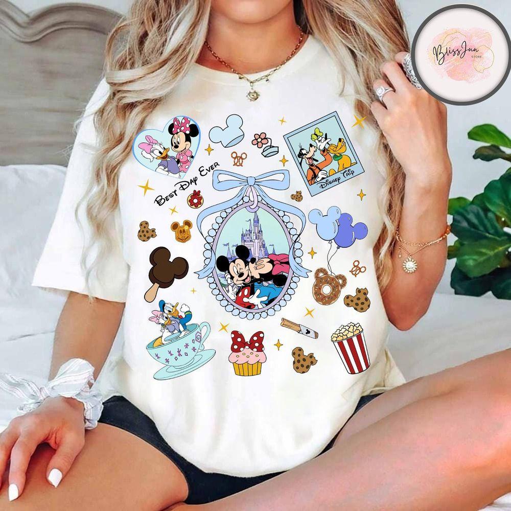 Coquette Bow Mickey And Friends Trip 2 Shirt