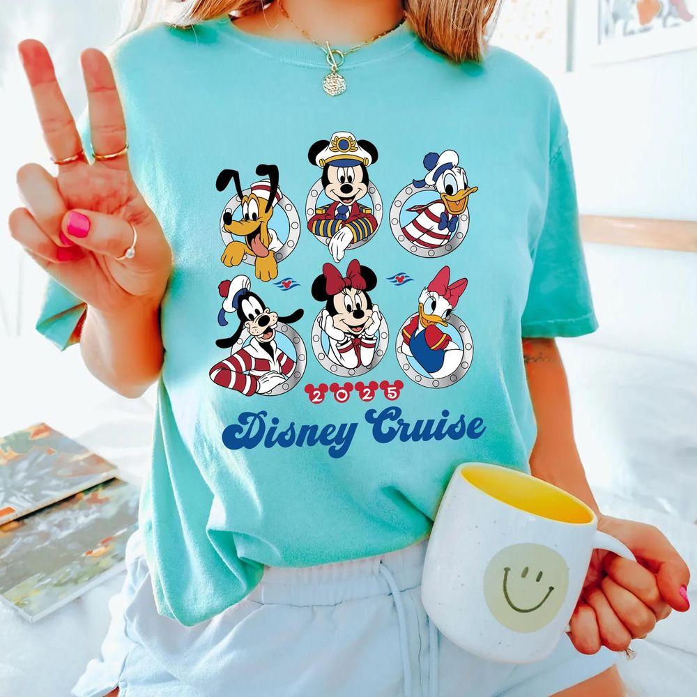 Cute Disney Cruise Line Mickey And Friends Shirt