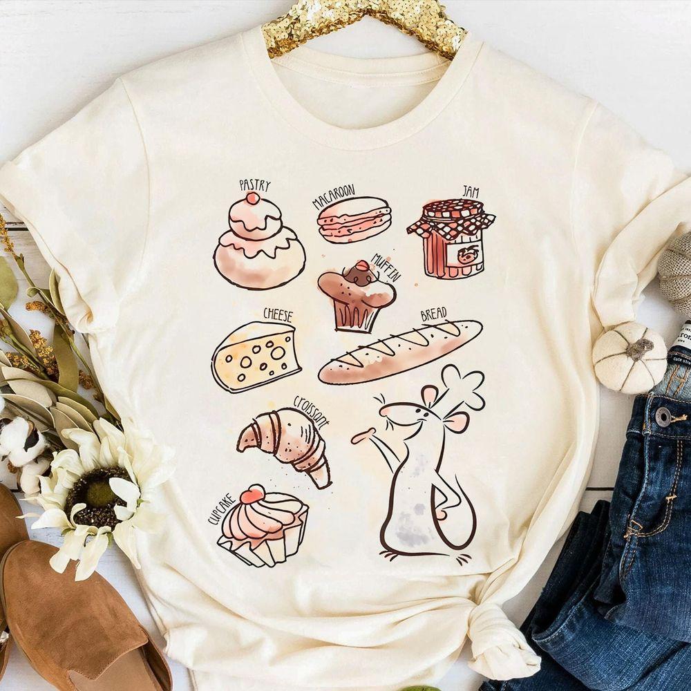Cute Remy Mouse Chef Watercolor Shirt