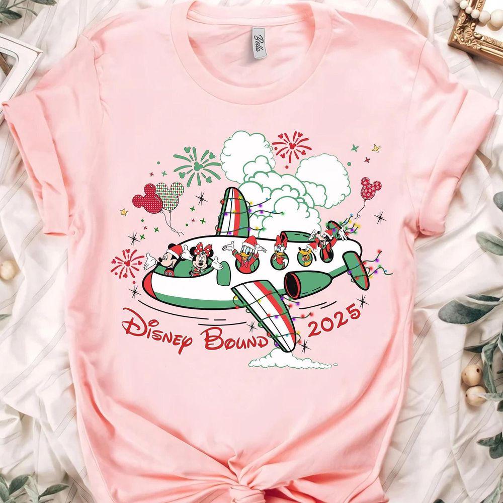 Disney Bound 2025 Mickey And Friends Plane Christmas Apparel