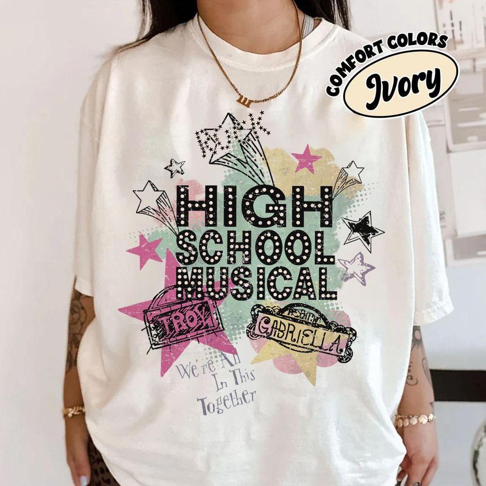 Disney Channel High School Musical Theatre Doodle Vintage Merch