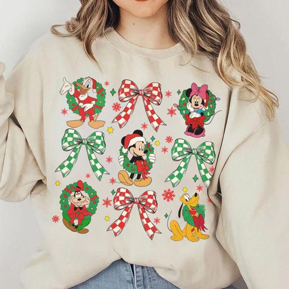 Disney Coquette Bows Mickey And Friends Christmas Merch