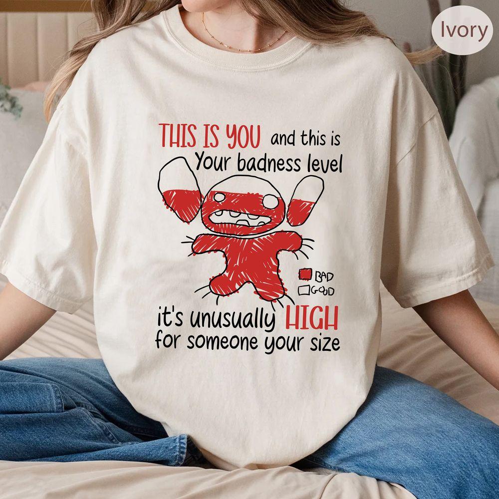 Disney Lilo Stitch Angry Stitch Portrait Shirt