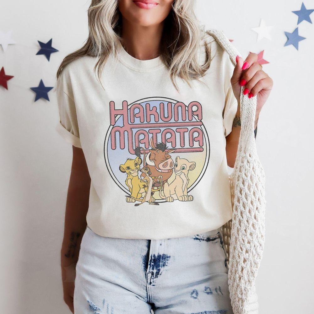 Disney Lion King Retro Hakuna Matata Simba Timon Pumbaa Apparel