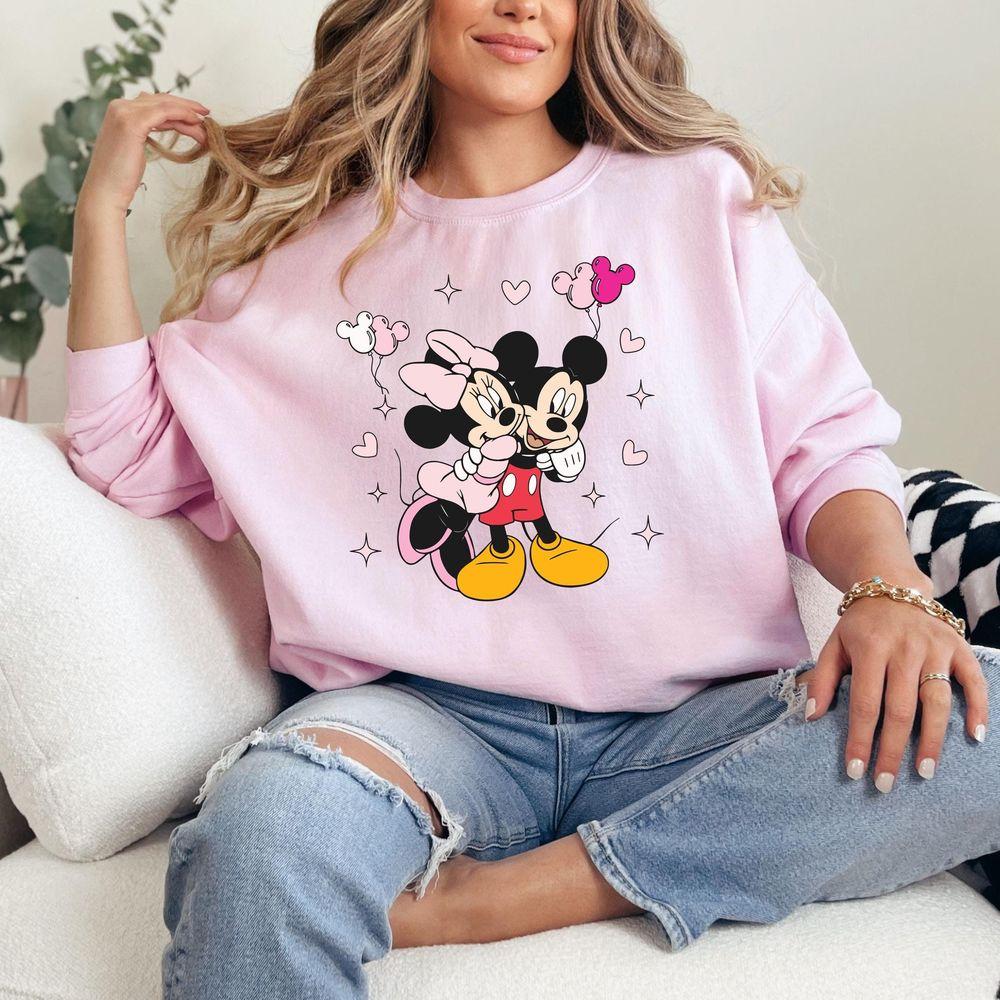 Disney Mickey And Minnie Valentine Couple Apparel