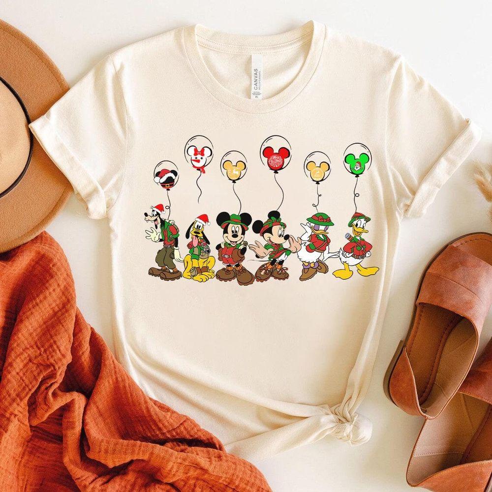 Disney Mickey Safari Animal Kingdom Christmas Balloons Apparel
