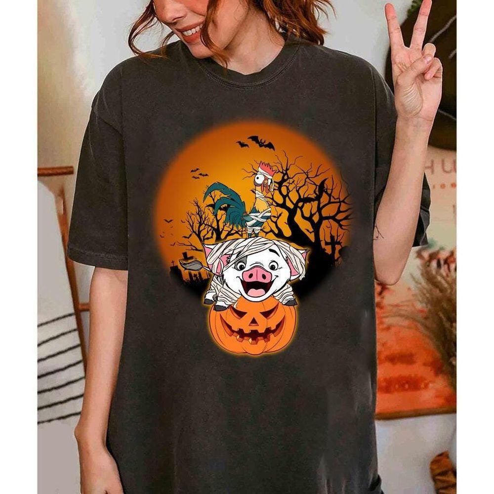 Disney Moana Pua And Hei Hei Mummy Halloween Merch