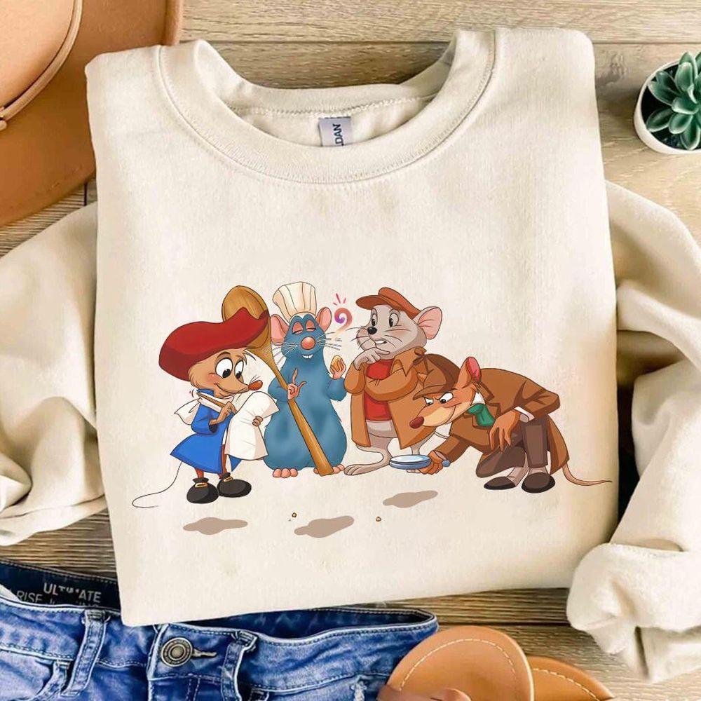 Disney Mouse Remy Bernard Basil Funny Shirt