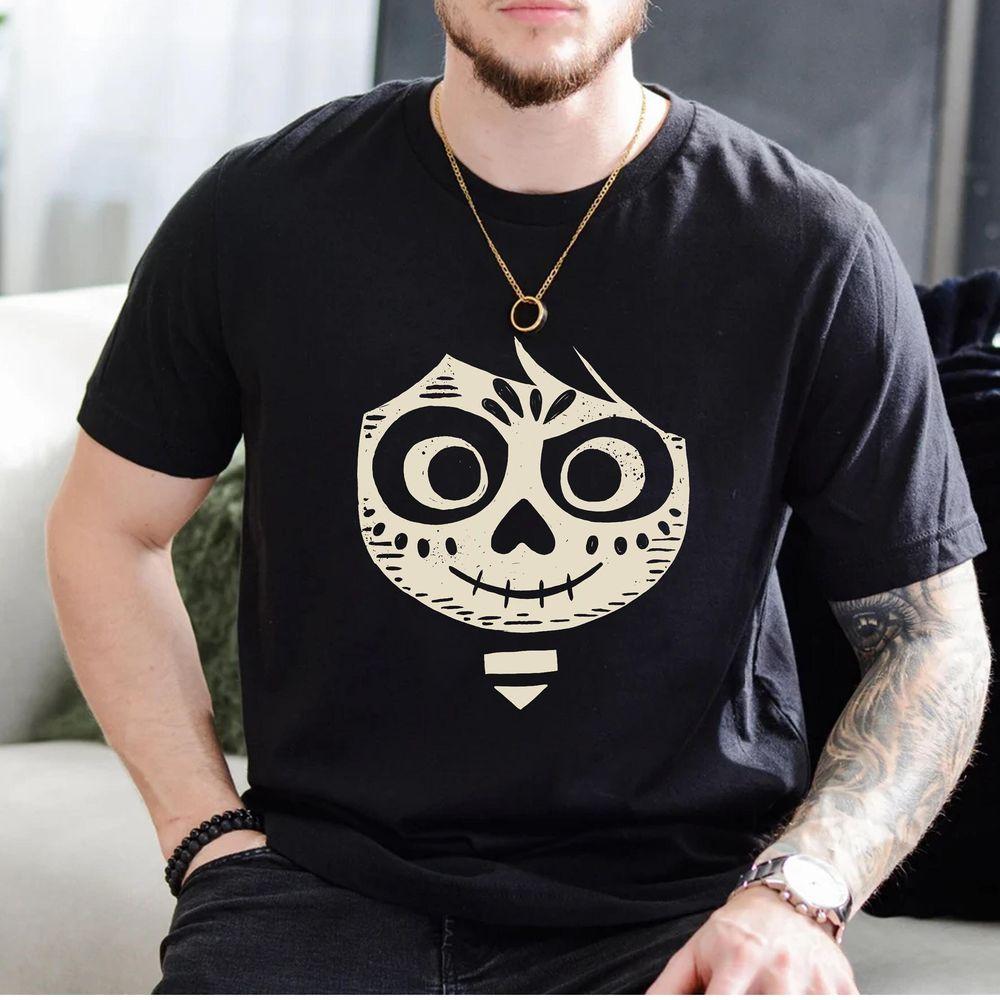 Disney Pixar Coco Halloween Miguel Big Face Portrait Shirt