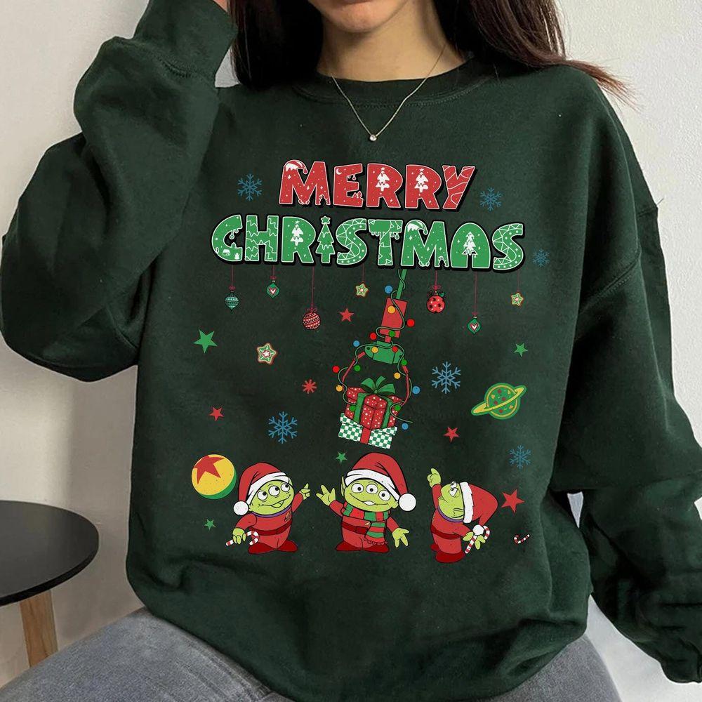 Disney Pixar Toy Story Aliens Merry Christmas Merch