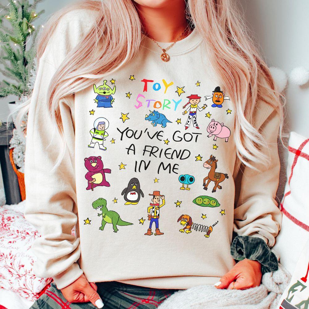 Disney Pixar Toy Story Youve Got A Friend In Me Doodle Apparel