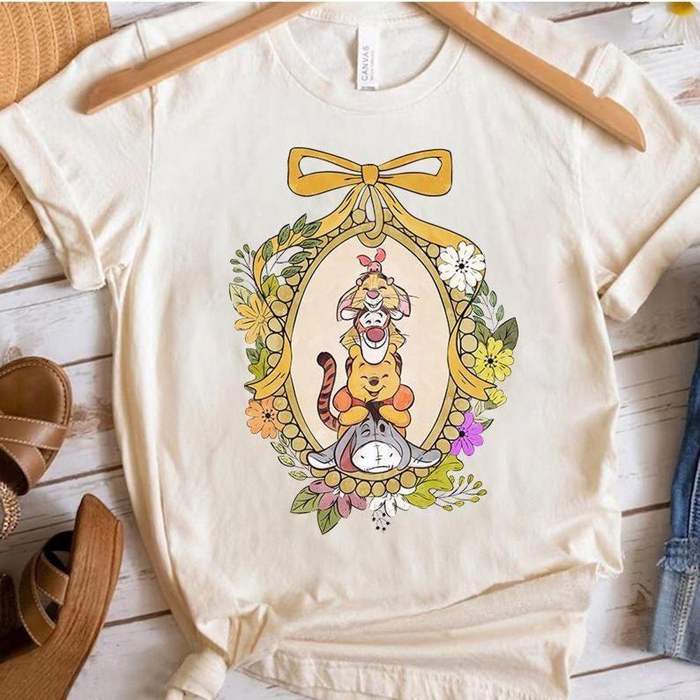 Disney Pooh And Friends Coquette Bow Mirror Merch