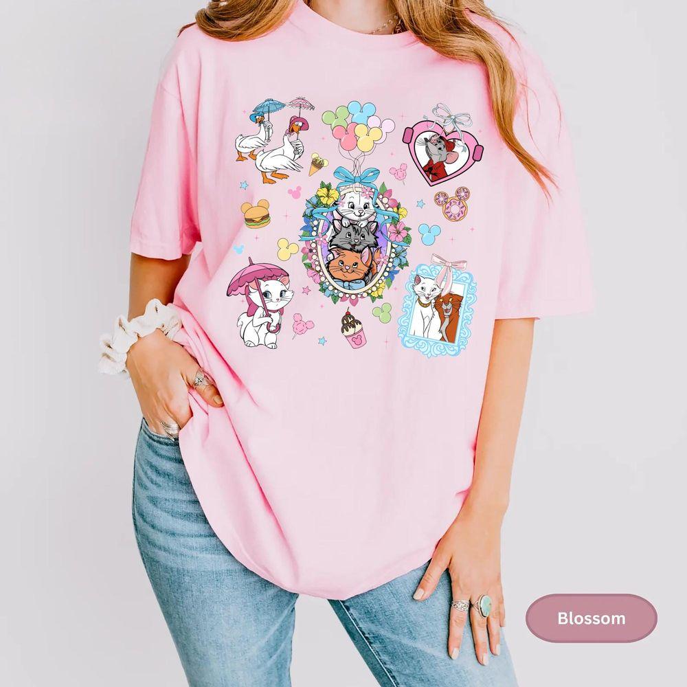 Disney The Aristocats Marie Cat Mad Tea Cup Party Shirt