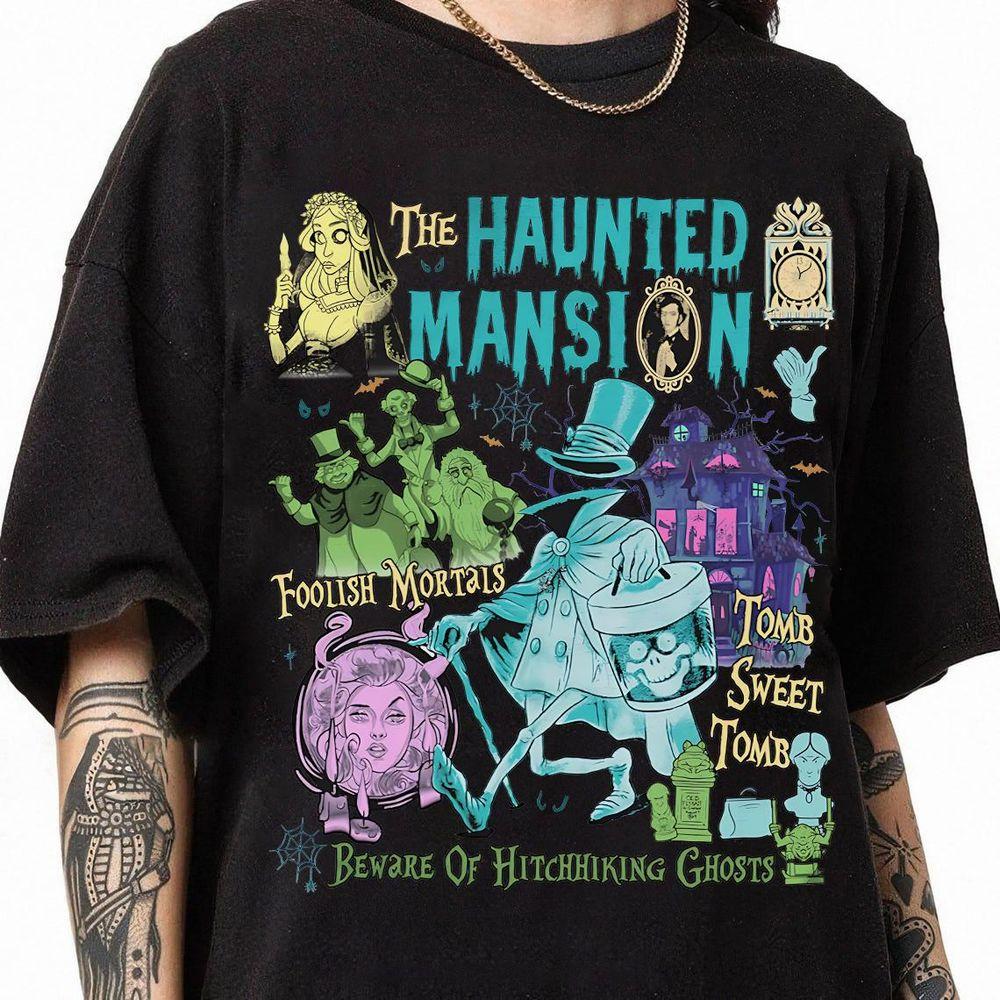 Disney The Haunted Mansion Foolish Mortals Halloween Shirt