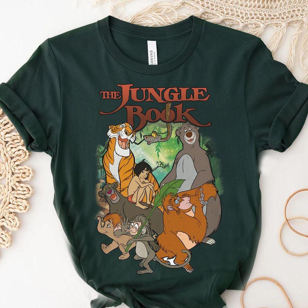 Disney The Jungle Book Characters Group Vintage Apparel
